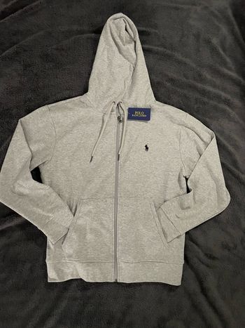 Gilet ralph lauren a zip gris