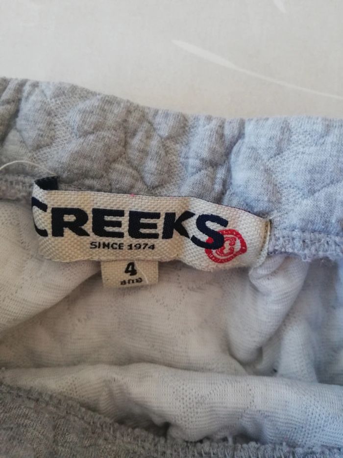 Jupe grise hiver doublé polaire Creeks 4 ans - photo numéro 3