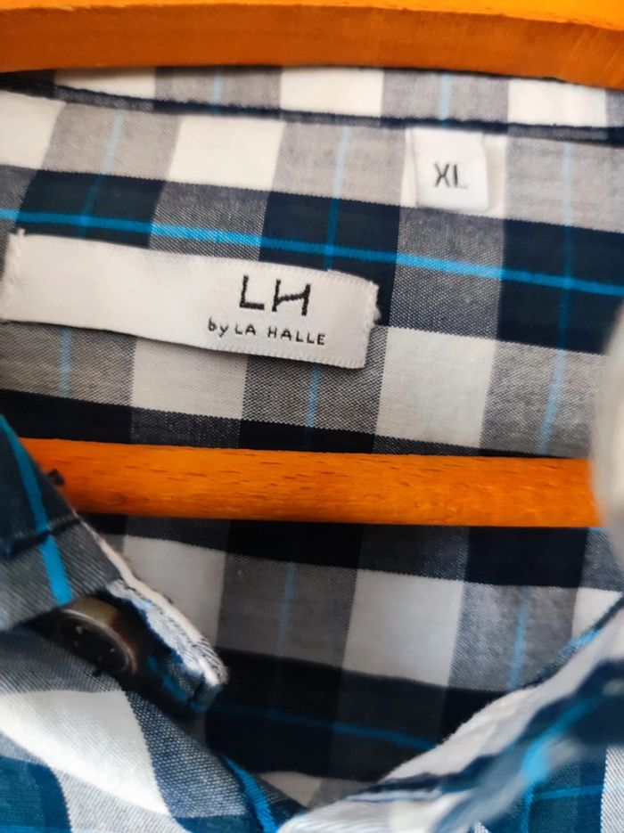 Chemise manches longues à carreaux - photo numéro 2