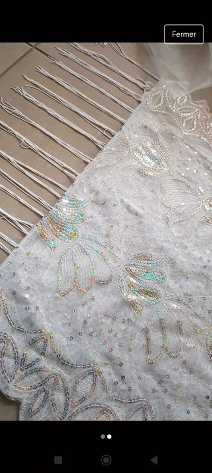 🎀 NEUF Lot de 4 étoles à sequins - photo numéro 2