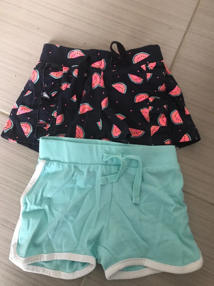 Lot short bébé fille