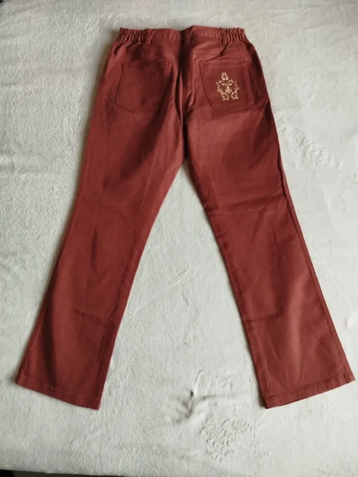 Pantalon femme marron Blancheporte taille 42 - photo numéro 6