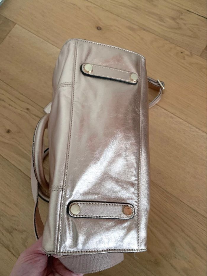 Sac Pourchet cuir métallisé - photo numéro 10
