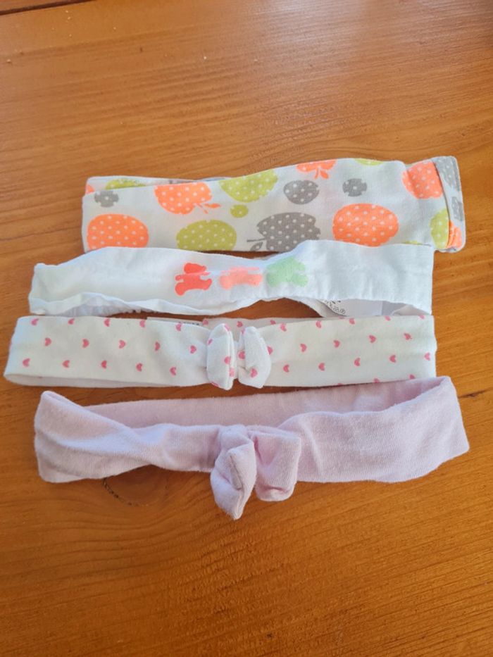 Lot bandeaux pour bébé fille
