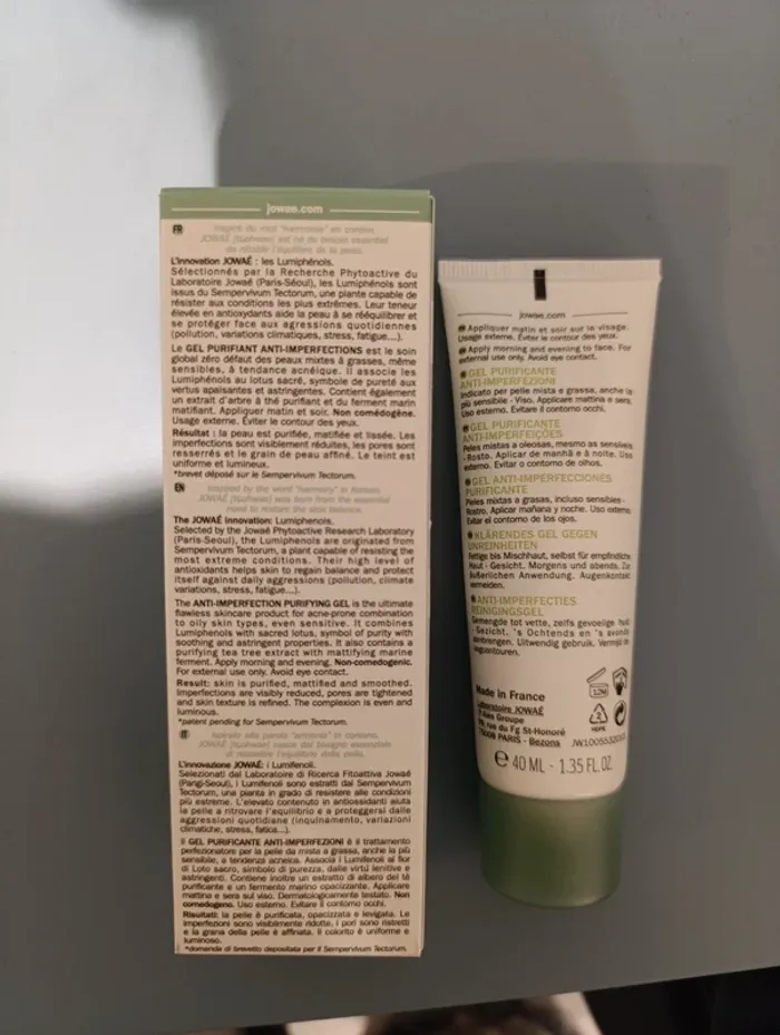 Gel purifiant anti imperfections jowae - photo numéro 2