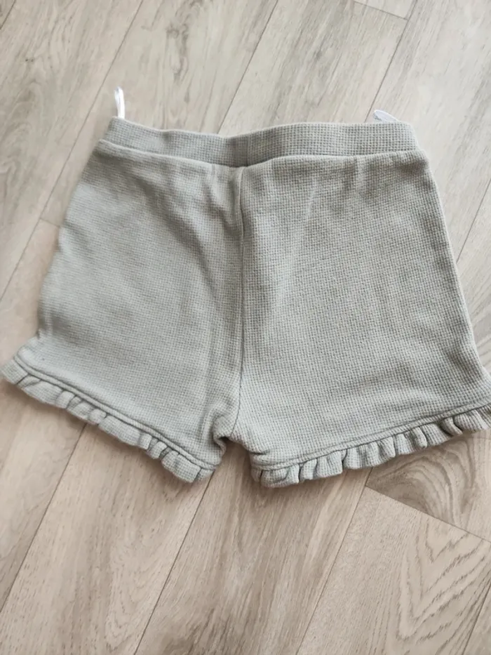 Short kaki coton gaufré 98cm - photo numéro 4