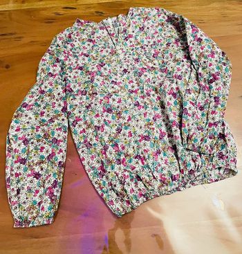 Chemisier/ Blouse fleurs 6 ans