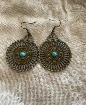 Grandes boucles d’oreilles bohème