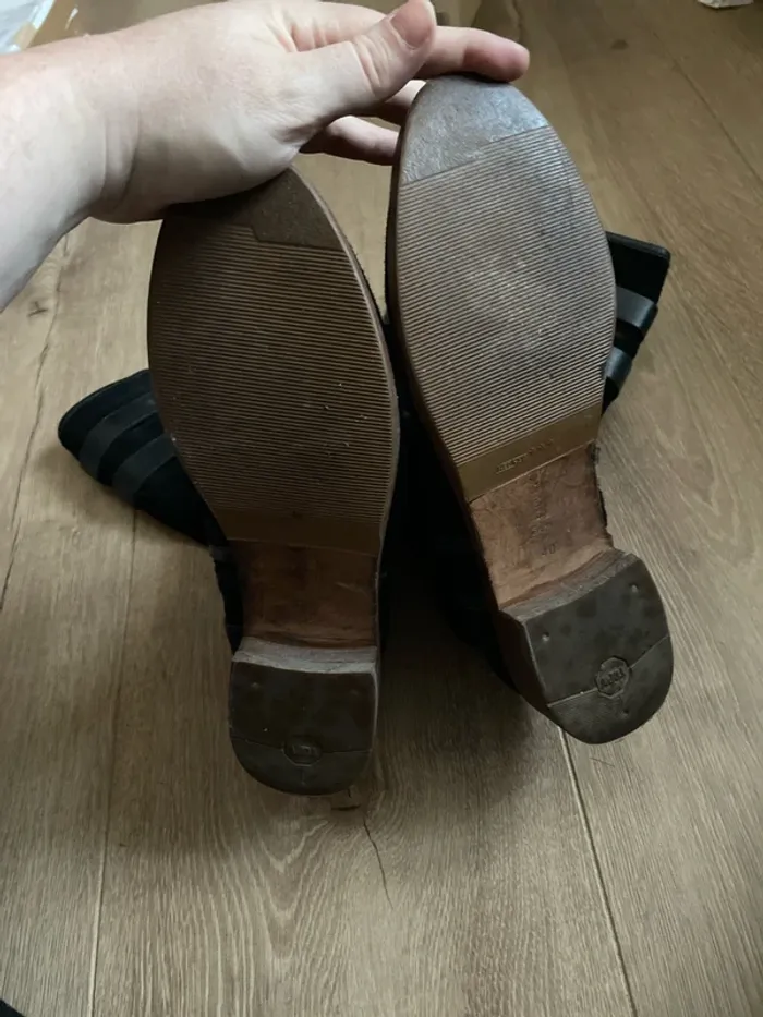 Bottes Paul & Joe noires t 40 - photo numéro 4