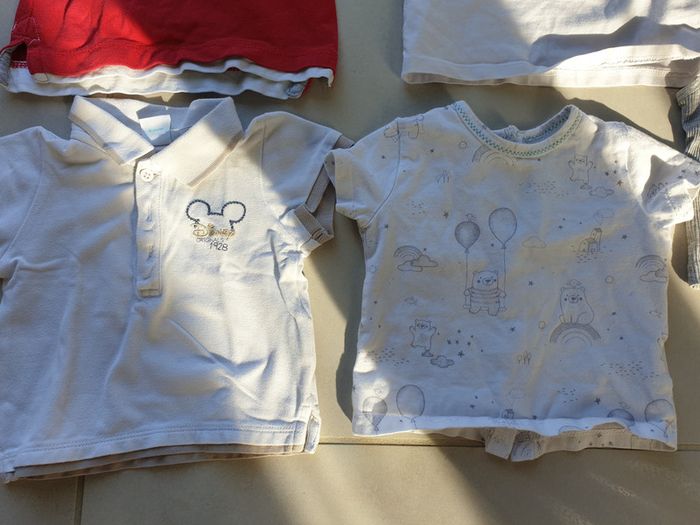 5 t-short manche courte 9 mois 71 cm 1an 12 mois 74 cm - photo numéro 5