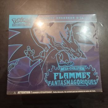 ETB Pokémon Flammes Fantasmagoriques — Neuf scellé, petits accrocs dans le plastique