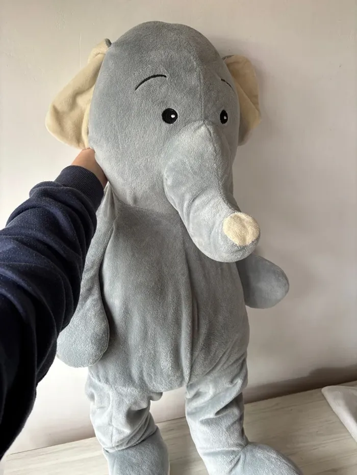 Peluche éléphant - photo numéro 3