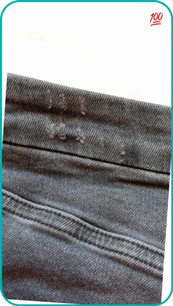 Jeans taille haute slim femme 44 - photo numéro 6