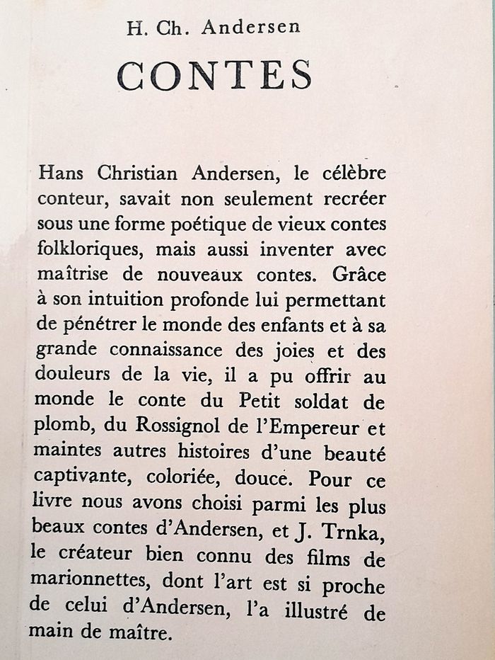hans christian andersen contes illustrés par jiri trnka - photo numéro 5