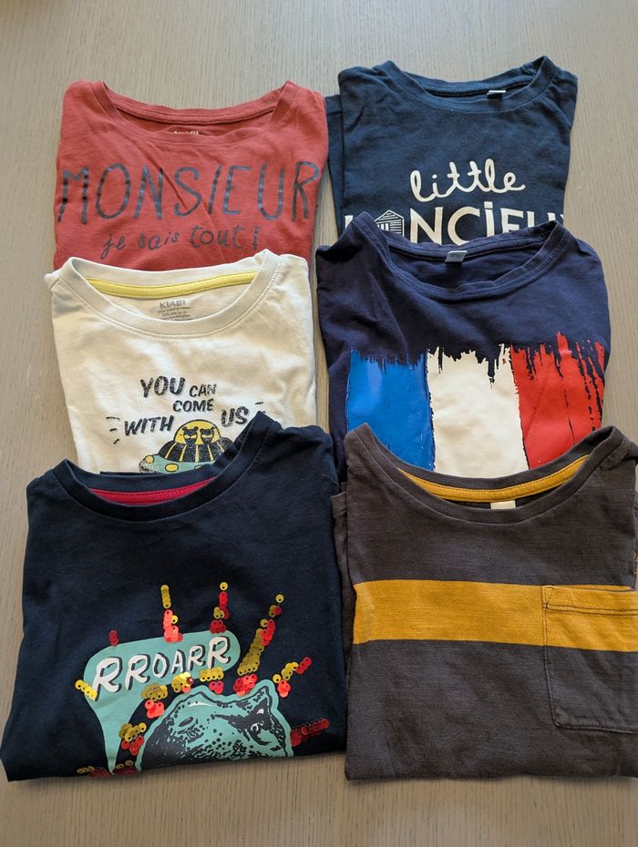 Lot de 6 T-shirt #4 ans