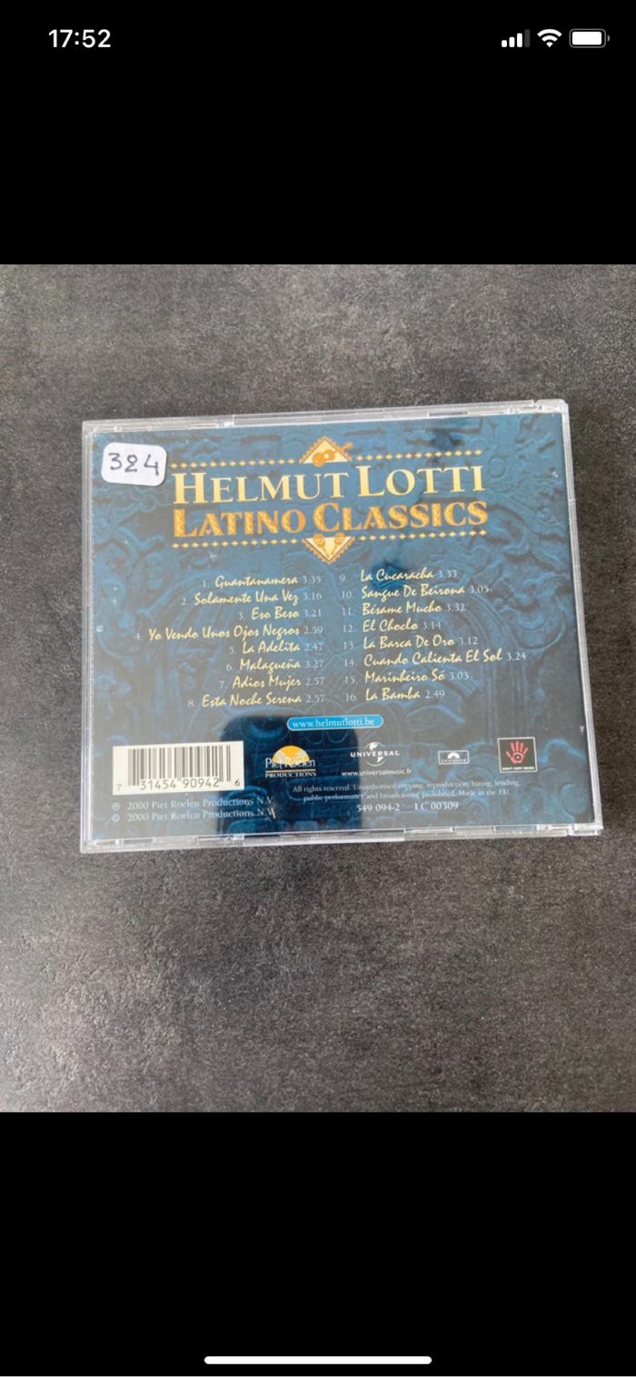Album Helmunt Loti Latino Classics - photo numéro 4