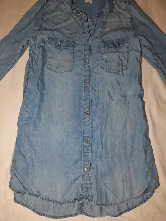 Chemise en jean vintage - photo numéro 3