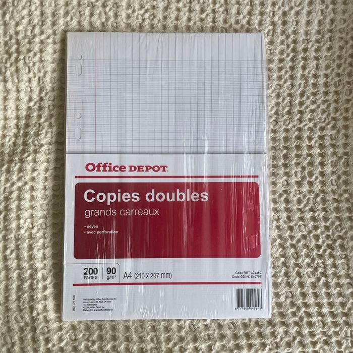 Paquet neuf copies doubles
