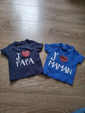 Lot de 2 tee-shirt