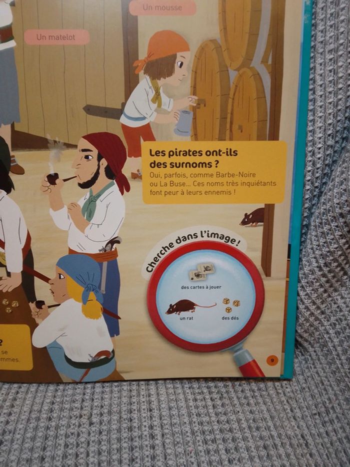 Questions Réponses 5+ "La vie des pirates" - Ed. Nathan - photo numéro 7