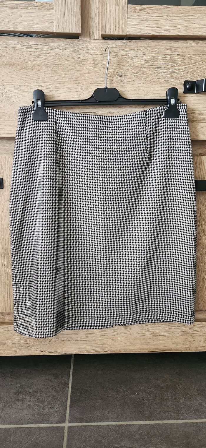 Jupe motif pied de poule NEUVE