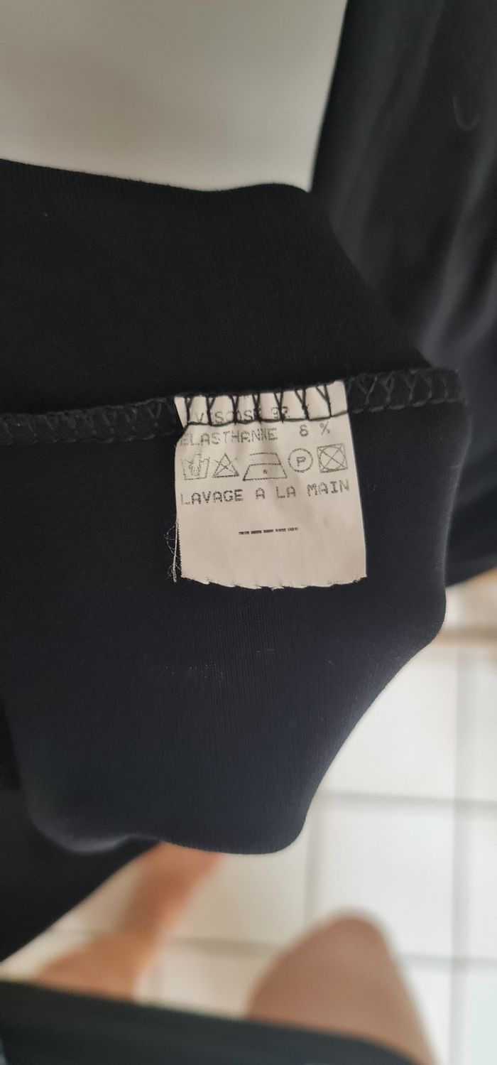 Robe longue noire de soirée taille 36 38 S M - photo numéro 3