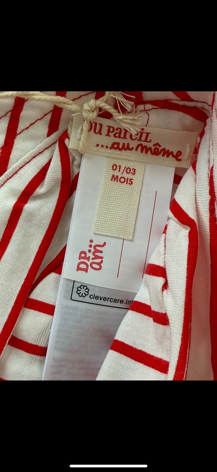 Chapeau avec ficelle mixte 1/3 mois - photo numéro 5