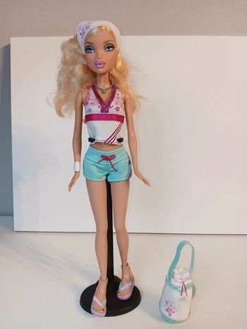 Poupée mattel barbie My Scene Kennedy Sporty Glam Adidas