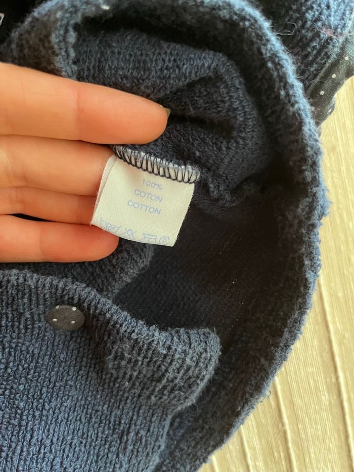 Gilet bleu 9-12 mois - photo numéro 6