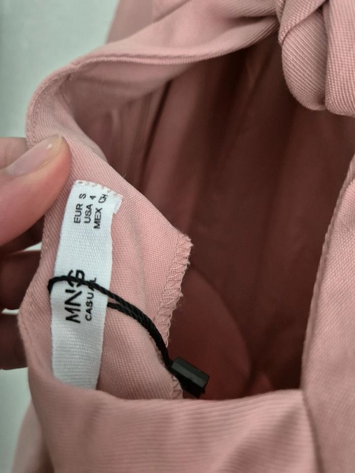 Robe mi-longue rose Mango - photo numéro 7