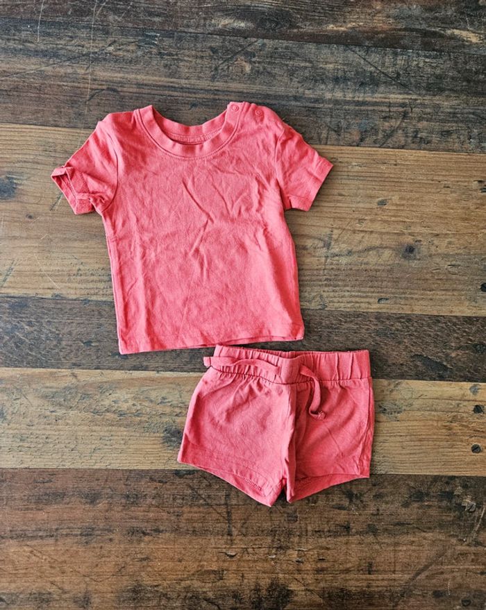 Ensemble short t-shirt 3mois bébé garçon