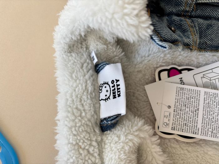 Veste denim avec effet mouton  fille - photo numéro 3