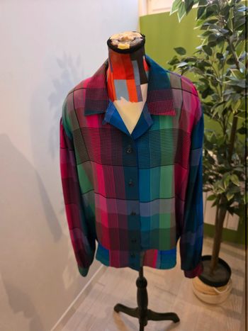 Chemisier multicolore vintage Sommermann Taille 46