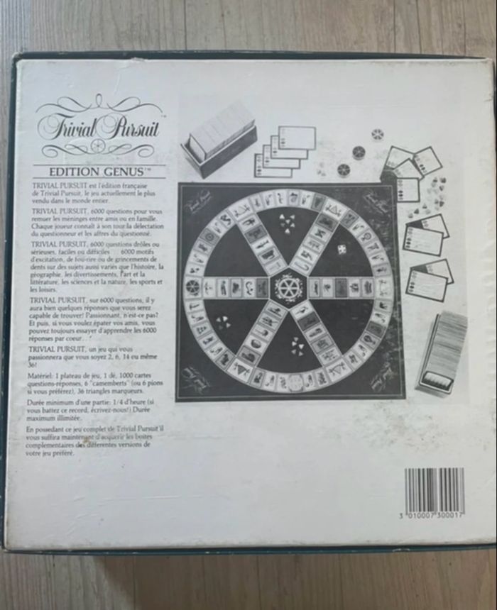 Jeu Trivial pursuit -édition Genus - Parker - photo numéro 5