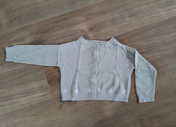 Gilet doré à boutons avec étoiles blanches Vertbaudet 3 ans (94 cm)