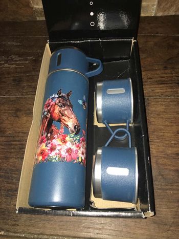 Thermos avec 3 tasses 