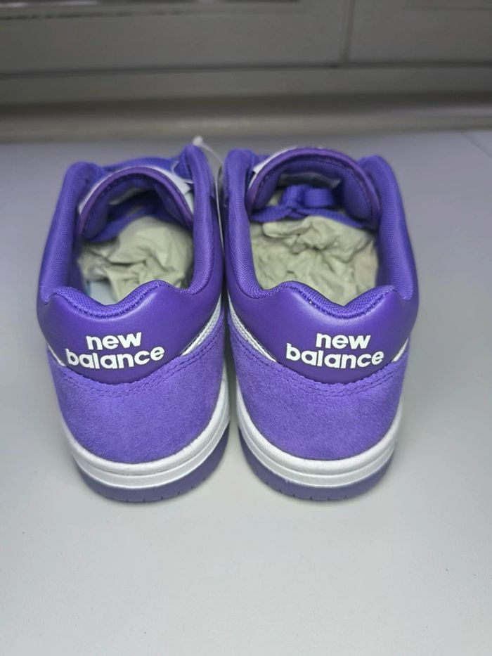 Baskets New Balance 480 violette pointure 39.5 neuves avec boîte - photo numéro 7