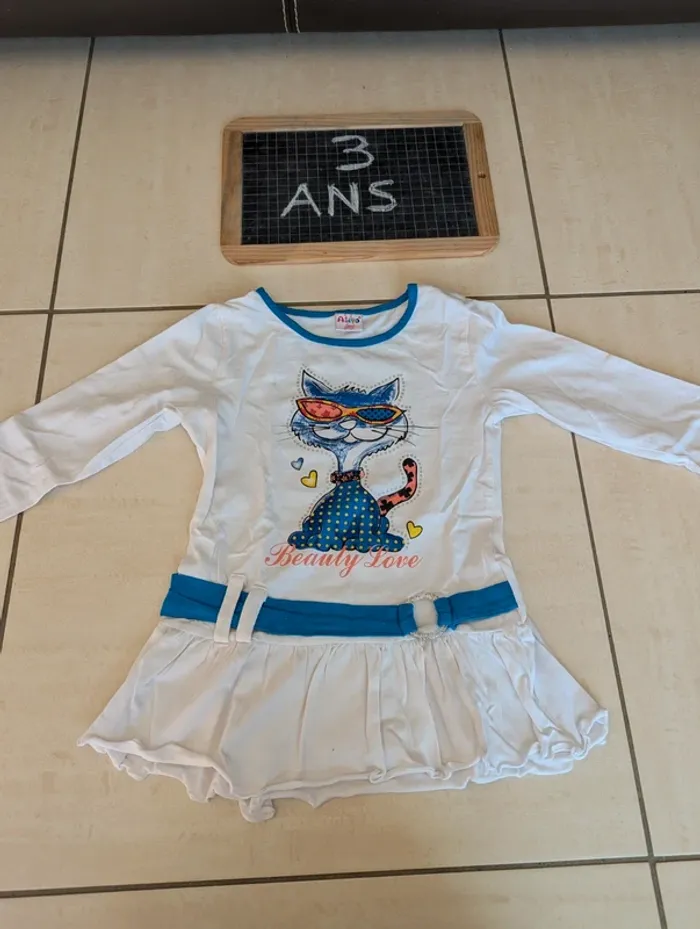 Tunique manches longues 36 mois