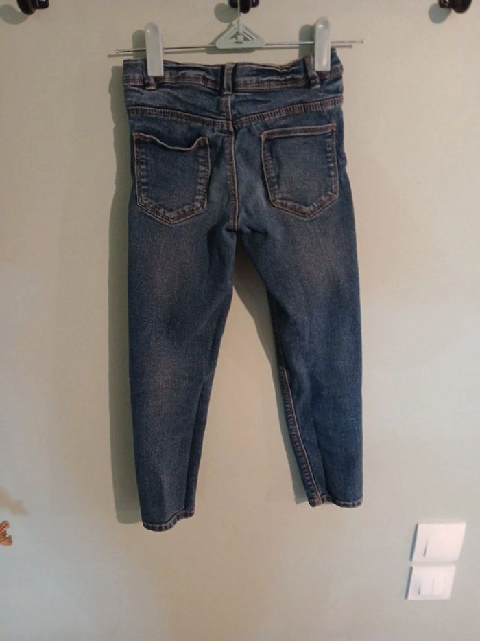 Pantalon en jeans. Slim. Taille 7ans. - photo numéro 5