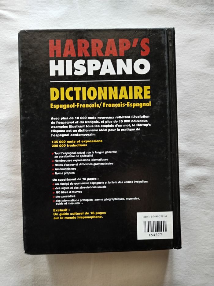 Dictionnaire Espagnol Français - photo numéro 2