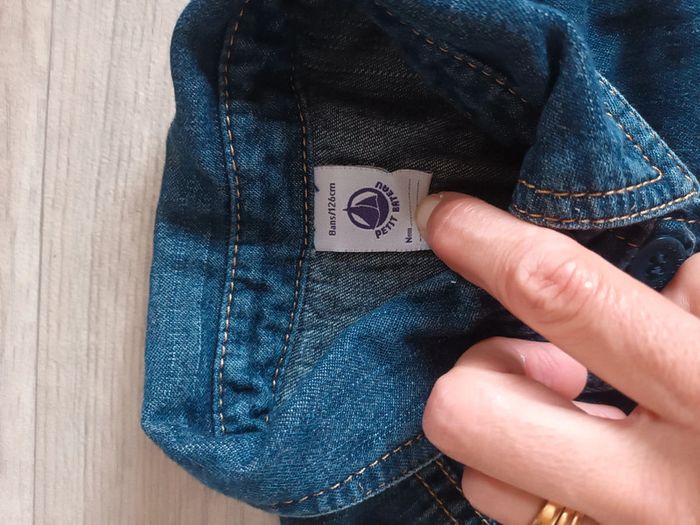 Robe en jeans 8 ans petit bateau neuf - photo numéro 3