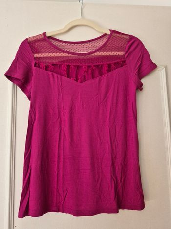 Tee shirt plumetis S kiabi