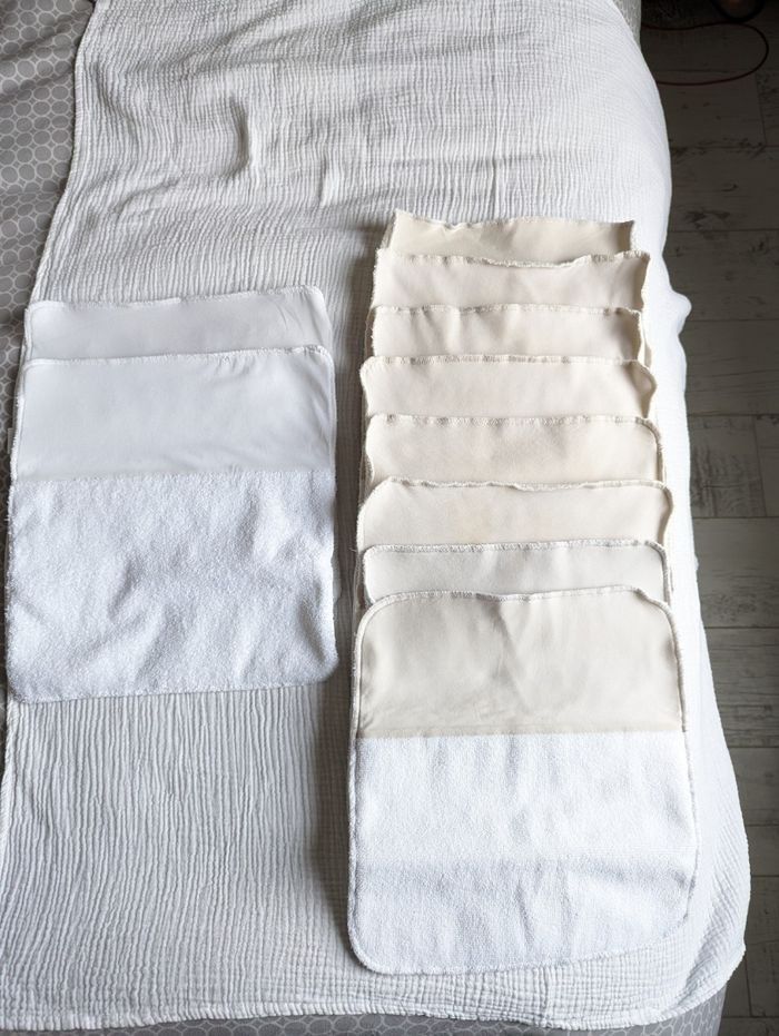 🧺 Lot de 42 inserts / absorbants pour couches lavables – Hamac, Petit Pea, Geffen, Milovia, ... - photo numéro 10