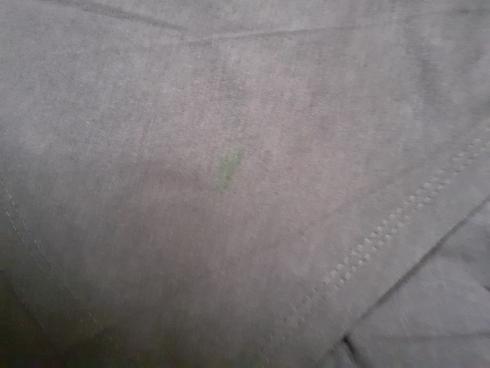 Sweet blanc avec motif pierres couleurs en relief avec effet veste grise cache coeur - photo numéro 4