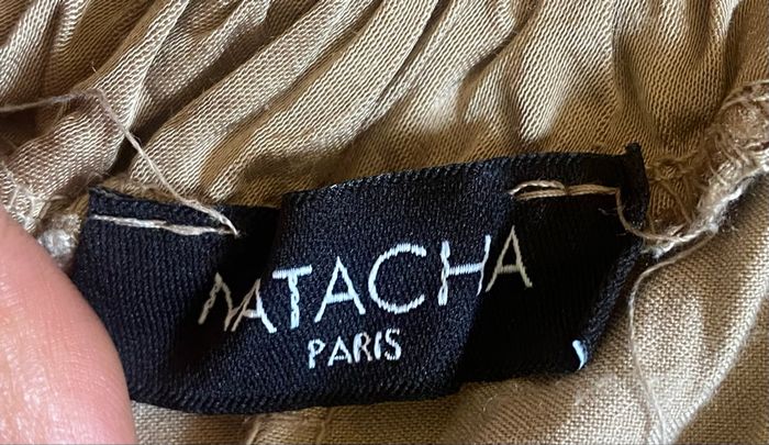 Jupe longue »Natacha »satinée doré - photo numéro 8