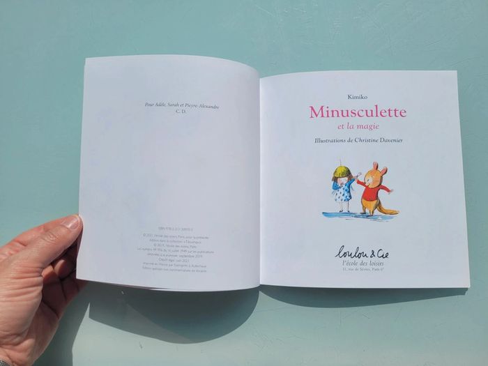 Livre couverture souple, l'école des loisirs, Minusculette et la magie, 3-6 ans (41) - photo numéro 4
