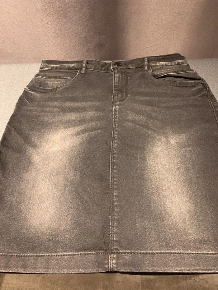 Jupe jeans noire