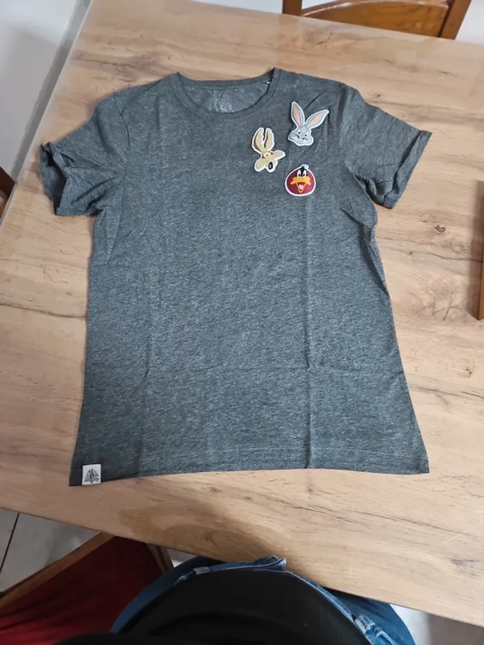 T-shirt gris homme looney tunes S