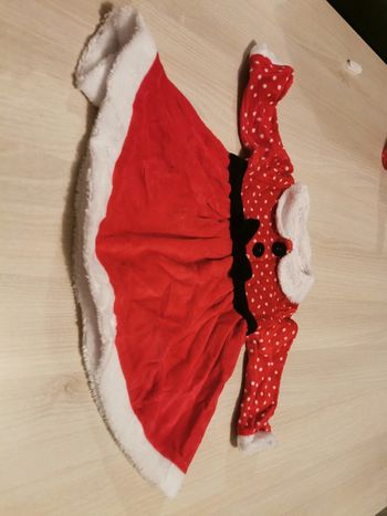 Robe Noël velours 6 mois