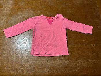 T-shirt manche longue fushia